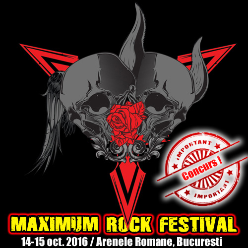 Maximum Rock Festival 2016. Castiga tricouri cu autografe, Cd-uri cu autografe, invitatii si alte surprize!